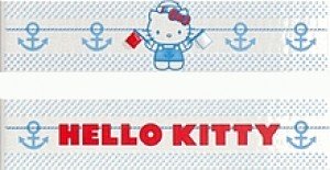 Gamma Due Плитка Hello Kitty HKD060201 NAVY ANCHOR LIST фриз 5 183228