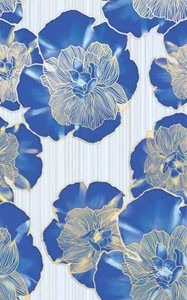 Golden Tile К23301 РІО ГОЛУБОЙ декор 137525