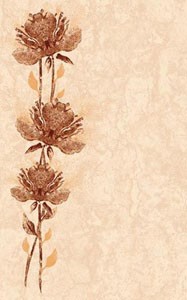 Golden Tile Г71301 КАМЕН. ЦВЕТОК БЕЖЕВЫЙ декор 136715