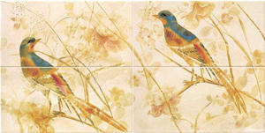 Gres de Valls Плитка DEC VOGELS CREMA декор4 138367