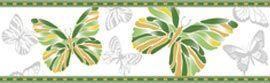 Golden Tile К14311 БАТТЕРФЛЯЙ ЗЕЛЕНЫЙ фриз 136557