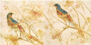 Gres de Valls Плитка DEC VOGELS CREMA декор4 138367