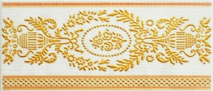 Lasselsberger Плитка КАМ ПОМАРАНЧЕВИЙ (Каміла) (ЛБ) фриз 165272