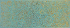 Vives Плитка Cachemira SARI ORO TURQUESA 85473