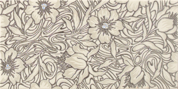 Vives Плитка Vergel ROSALEDA CRYSTAL PLATA декор 110334