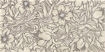 Vives Плитка Vergel ROSALEDA CRYSTAL PLATA декор 110334