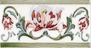 Adex Плитка Modernista ADMO3021 CNF BENIDOLEIG PB VERDE C/C M фриз 153017