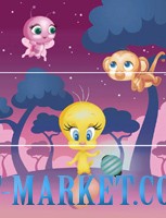 Novogres Плитка Warner Brothers DEC GLOWING-3 декор3 242329