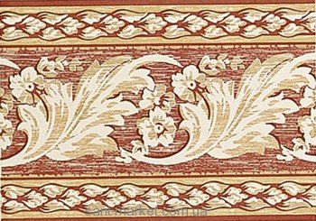 Petracer's Плитка Grand Elegance NICOLE CORAL BORDEAUX фриз 98792