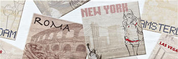 Rocersa Nomad DEC POSTCARD A BLANCO декор Плитка настенная 227775