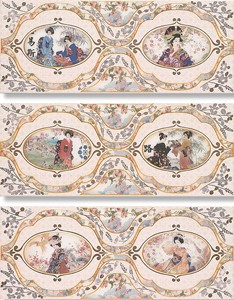 Rocersa DEC ROMANZA SALMON GEISHA SALMON декор Плитка настінна 128081