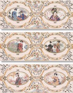 Rocersa DEC ROMANZA SALMON GEISHA SALMON декор Плитка настінна 128081