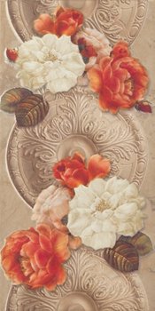 Azulev Плитка DOLMEN SNOW DEC ROSETTE NATURA декор 190641