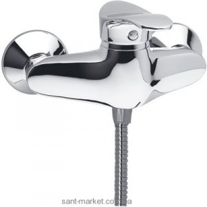 Смеситель для душа настенный однорычажный Ferro коллекция Padwa хром BTP7