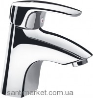 Змішувач для раковини одноважеля з донним клапаном Ferro колекція Capri хром BTC2