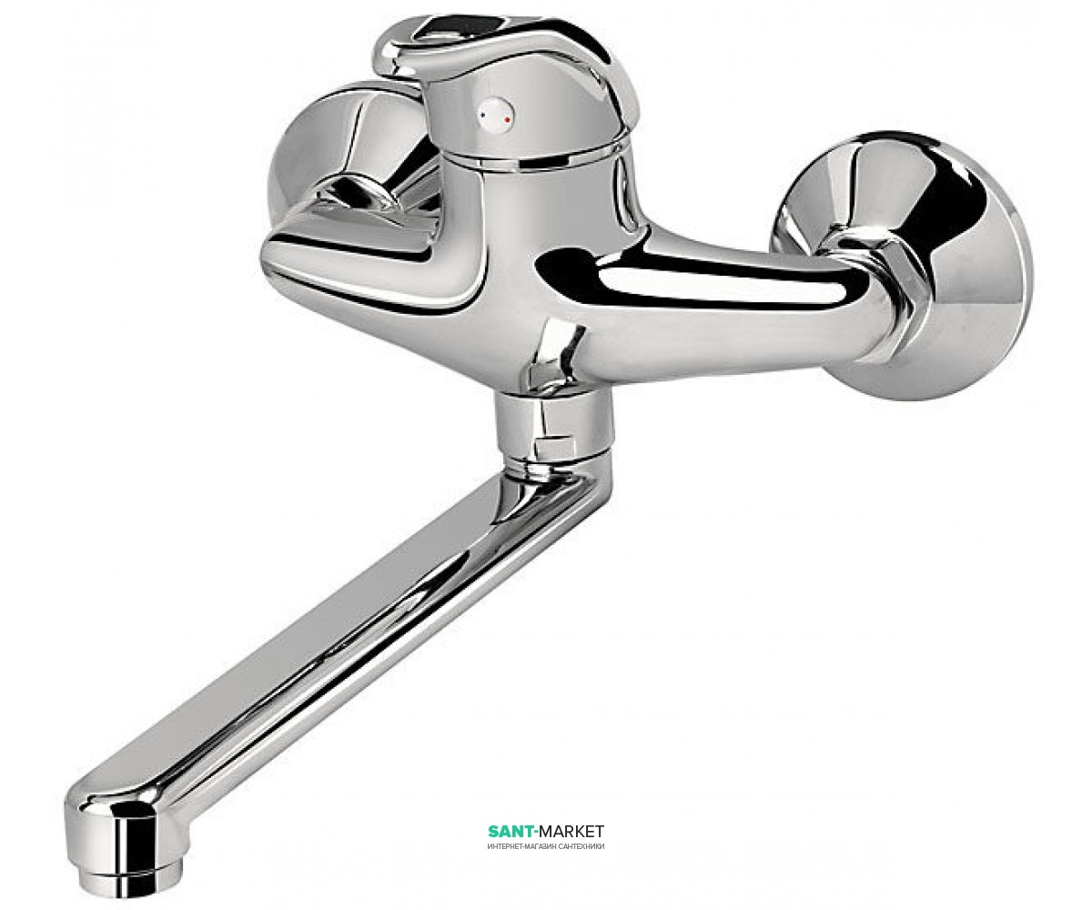 Смеситель для кухни Ferro Milano однорычажный настенный BRM5