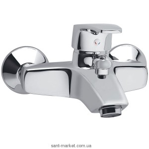Смеситель однорычажный для ванны с коротким изливом Ferro коллекция Capri хром BTC1