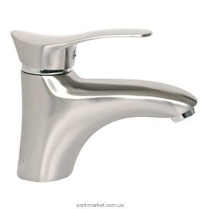 Смеситель для раковины однорычажный с донным клапаном Ferro коллекция Padwa сатин BTP2PVD