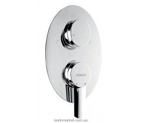 Смеситель скрытый (встраиваемый) Ferro коллекция Monza хром BMO7P