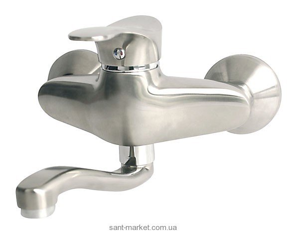 Змішувач для раковини одноважеля настінний Ferro колекція Padwa сатин BTP3PVD