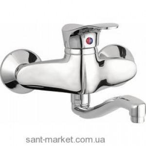 Смеситель для раковины однорычажный настенный Ferro коллекция Padwa хром BTP3