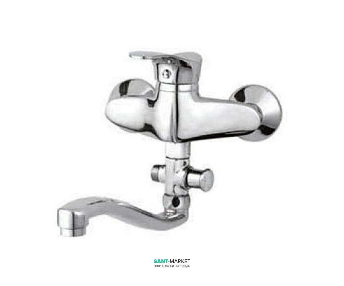 Смеситель для кухни Ferro Padwa однорычажный настенный с длинным изливом BTP92A