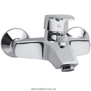 Смеситель однорычажный для ванны с коротким изливом Ferro коллекция Capri хром BTC1