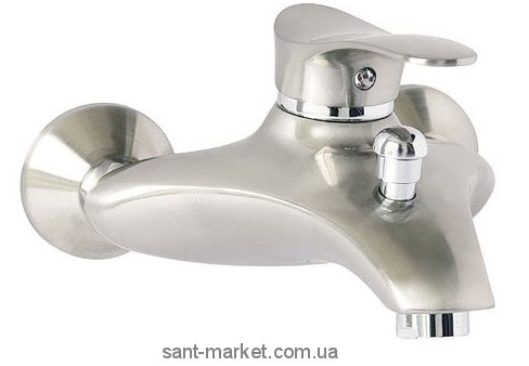 Смеситель однорычажный для ванны с коротким изливом Ferro коллекция Padwa сатин BTP1PVD