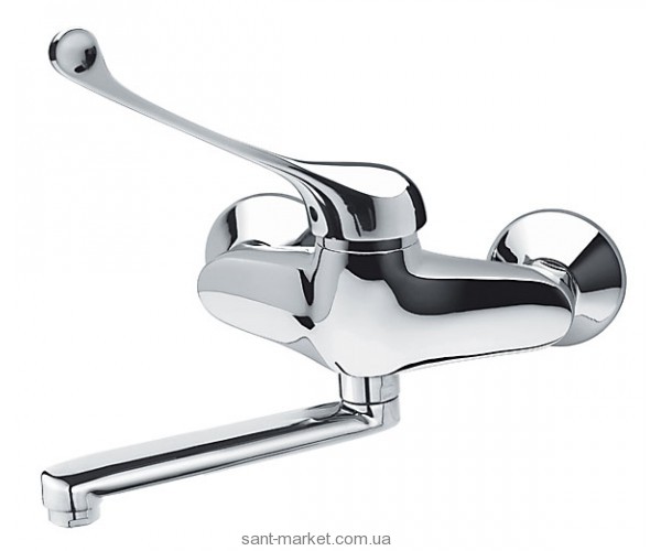 Смеситель для раковины однорычажный настенный Ferro коллекция Padwa Medico хром BTPM3