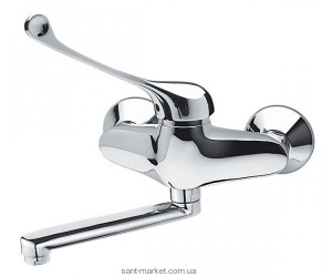 Смеситель для раковины однорычажный настенный Ferro коллекция Padwa Medico хром BTPM3