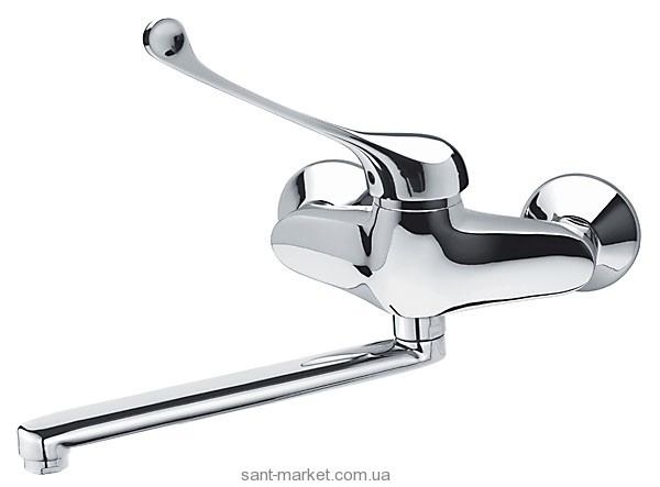Змішувач для раковини одноважеля настінний Ferro колекція Padwa Medico хром BTPM5