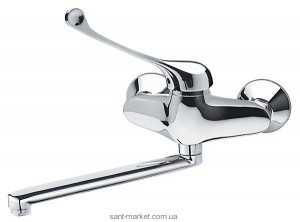 Смеситель для раковины однорычажный настенный Ferro коллекция Padwa Medico хром BTPM5