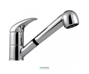 Смеситель для кухни с выдвижным душем Ferro Ancona однорычажный BAN8