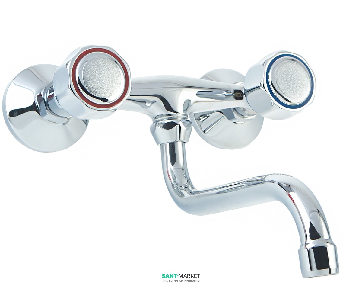 Смеситель для кухни Ferro Standard однорычажный настенный ретростиль BST5