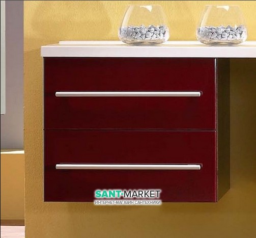 Тумба під раковину Gorenje Avon F60.70 підвісна 60х45х50 бордо 786094