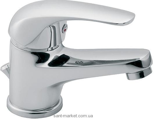 Змішувач для раковини одноважеля з донним клапаном Ferro колекція Vasto хром BVA2