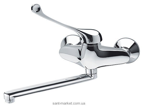 Смеситель для раковины однорычажный настенный Ferro коллекция Padwa Medico хром BTPM5