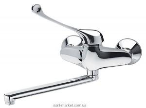 Змішувач для раковини одноважеля настінний Ferro колекція Padwa Medico хром BTPM5