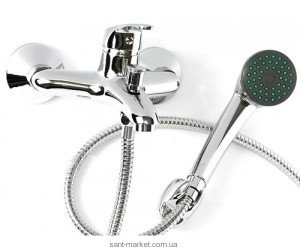 Смеситель однорычажный для ванны с душем Ferro коллекция Basic хром BBC11