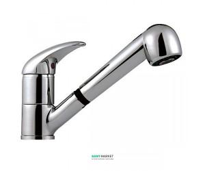 Смеситель для кухни с выдвижным душем Ferro Ancona однорычажный BAN8