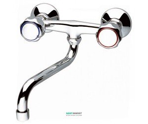 Смеситель для кухни Ferro Standard New двухвентильный настенный BSTC5