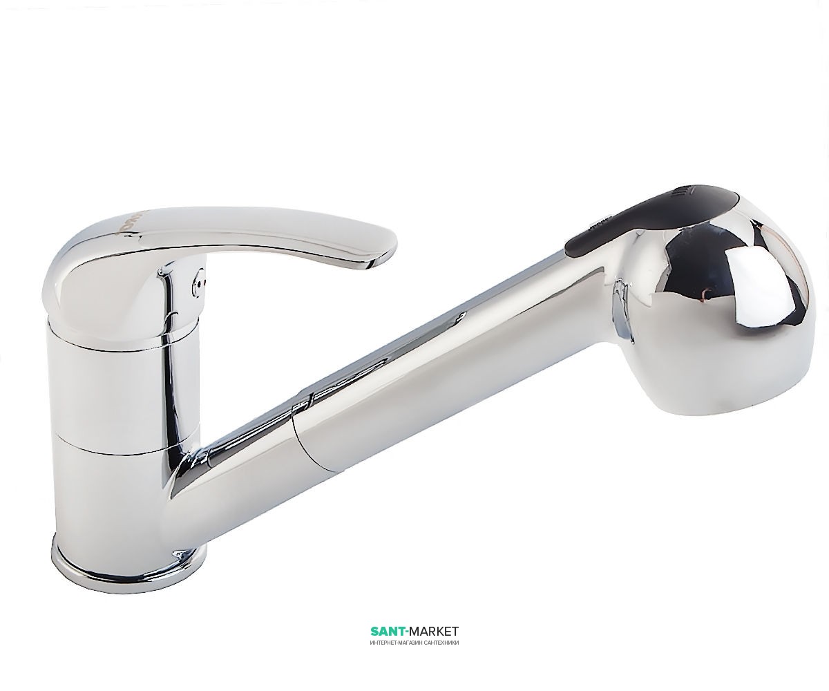 Змішувач для кухні з висувною лійкою Ferro Vasto змішувач BVA8