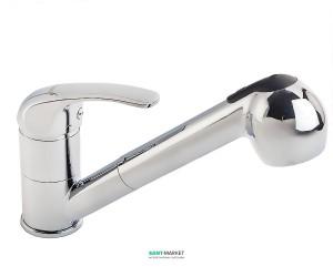 Смеситель для кухни с выдвижной лейкой Ferro Vasto однорычажный BVA8