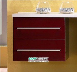 Тумба под раковину Gorenje Avon F60.70 подвесная 60х45х50 бордо 786089