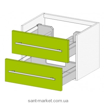 Тумба под раковину Gorenje Avon F60.71 подвесная 60х45х50 зеленый 791810