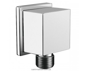 Ferro Quadro кутовий універсальний патрубок для душового шланга PKN03