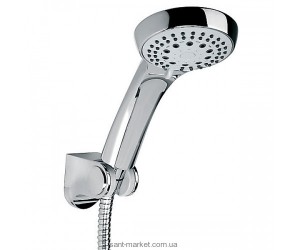 Душевой гарнитур с настенным держателем Ferro коллекция Sera хром U500