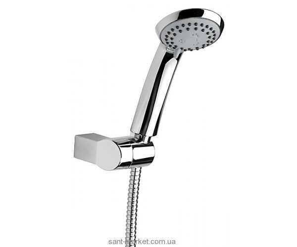 Душевой гарнитур с настенным держателем Ferro коллекция Sole хром U300