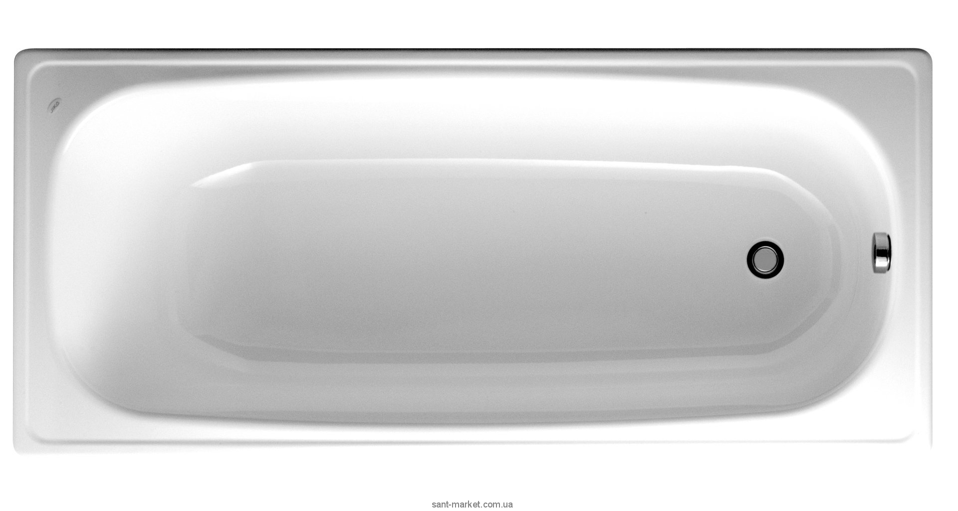 Ванна сталева вбудована Jika Riga 170X70 біла H2340700000001