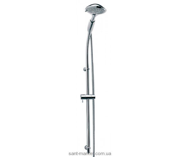 Душевой гарнитур со штангой Ferro коллекция Toscania хром N58